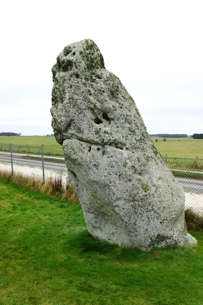 Stonehenge ile büyük yeşil çayır