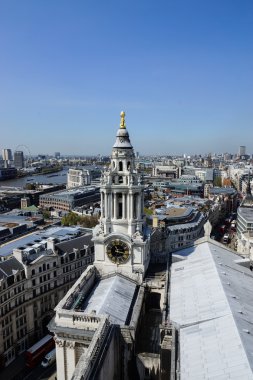 Londra - Saint Paul'ın Katedrali görünümü