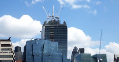 Londra manzaralı gökdelenleri