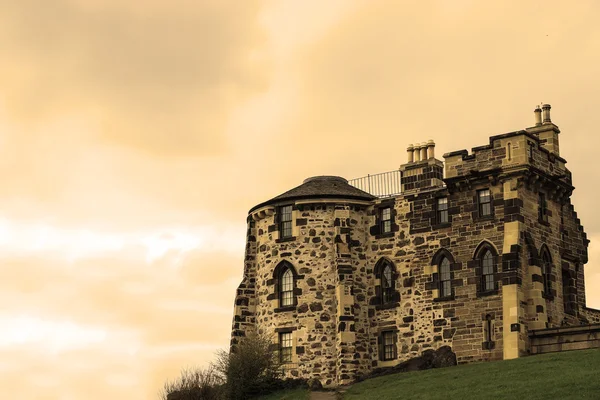 Ortaçağ Kalesi Edinburgh, İngiltere. — Stok fotoğraf