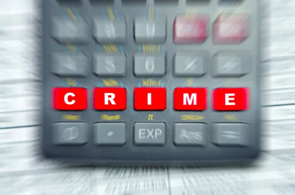 Bu kelime suç ile hesap makinesi.