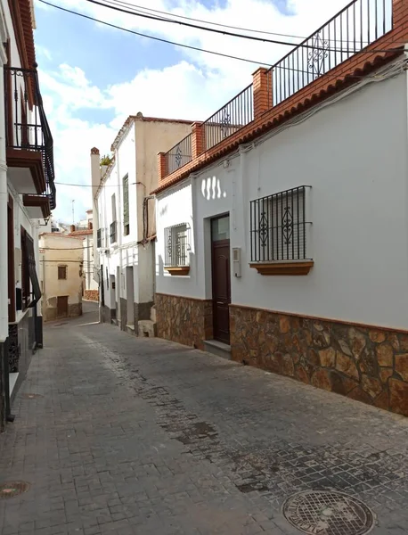 Straat Laujar Andarax Andalusië — Stockfoto