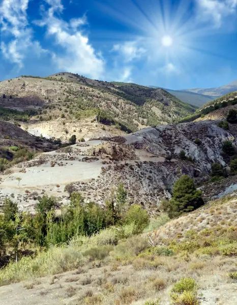 Montañas Sur España Día Nublado — Foto de Stock