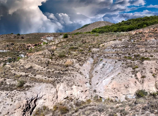 Vale Com Árvores Província Almeria Sul Espanha — Fotografia de Stock