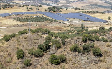 İspanya 'nın güneyindeki Casabermeja Dağları Malaga eyaletinde