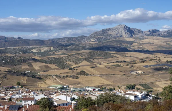 Casabermeja Egy Falu Található Dél Spanyolország Malaga Tartományban Láthatod Hegyeket — Stock Fotó