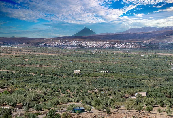 Abrucena Pueblo Las Montañas Sierra Nevada Provincia Almería Sur España — Foto de Stock