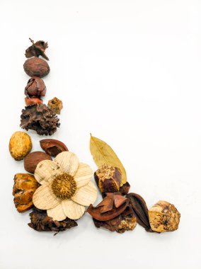 Beyaz arka planda Noel kartı