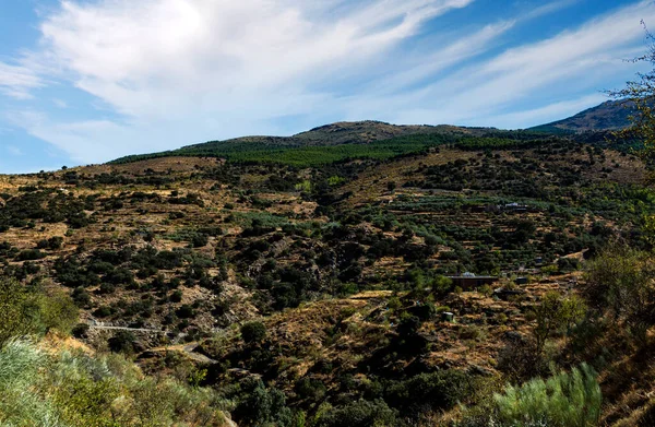 晴れた日にスペインの南にアルメリア州の山 — ストック写真