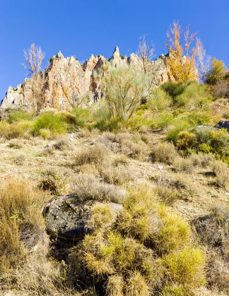 Mountains Sierra Nevada Granada Province Autumn — Foto Stock