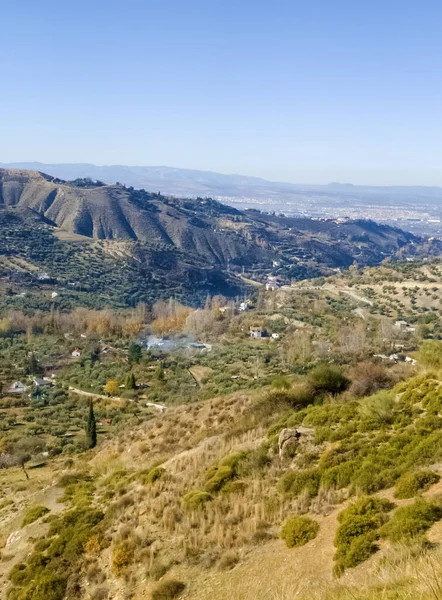 Góry Sierra Nevada Prowincji Granada Jesienią — Zdjęcie stockowe