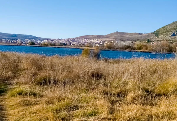 Lake Granada Province Sunny Day — Stock Fotó