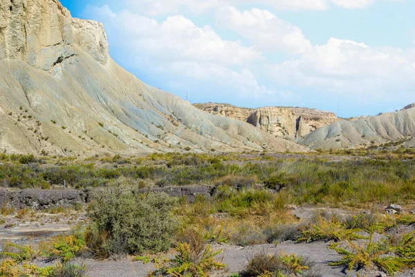 Desert Tabernas South Spain Cloudy Day — Stock Photo, Image