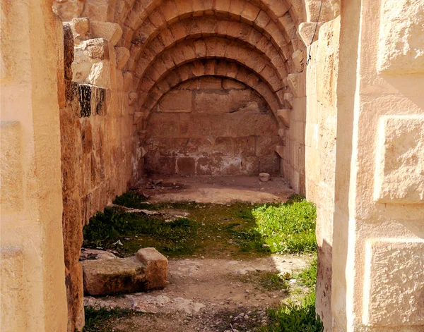 Römische Archäologische Überreste Jerash Jordanien Einem Sonnigen Tag — Stockfoto