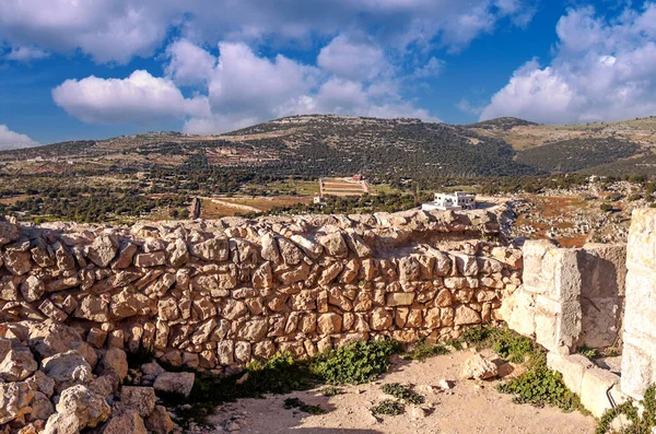 Güneşli Bir Günde Ürdün Ajlun Kalesinin — Stok fotoğraf