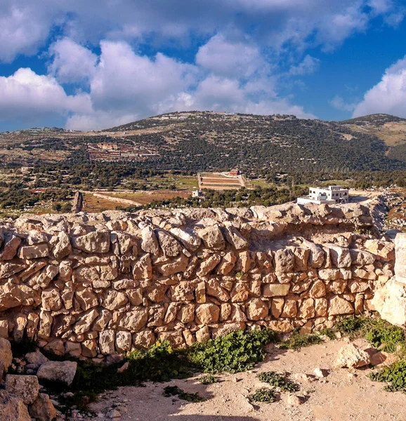 Ruins Ajlun Castle Jordan Sunny Day — Stock Photo, Image