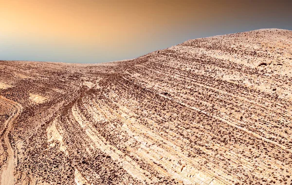 Die Wüste Shobak Jordanien Einem Sonnigen Tag — Stockfoto