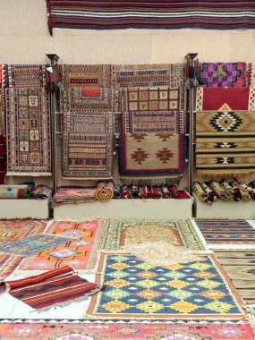 Amman 'daki halı mağazası Ürdün' ün başkenti.