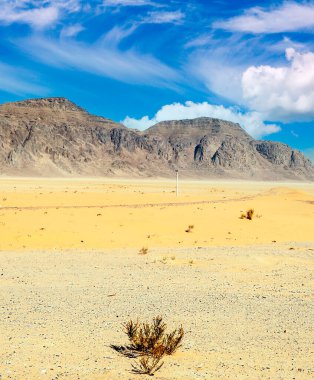 Ürdün 'deki Wadi Rum Çölü' nün dramatik gökyüzü