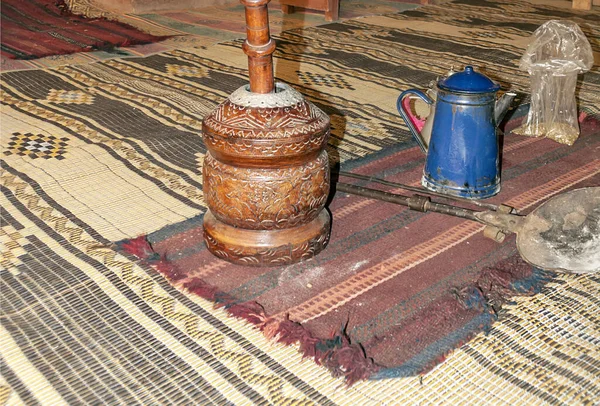 Kávovary Jordánsku Obklopen Koberce — Stock fotografie