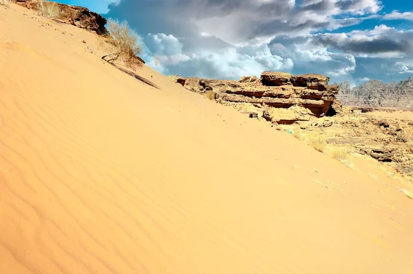 Пустыня Вади Рам Иордании — стоковое фото