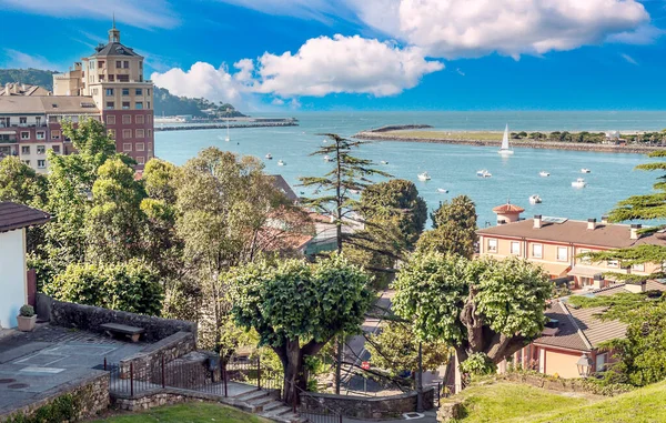 Hondarribia Una Città Comune Dei Paesi Baschi Spagna Suo Vicino — Foto Stock