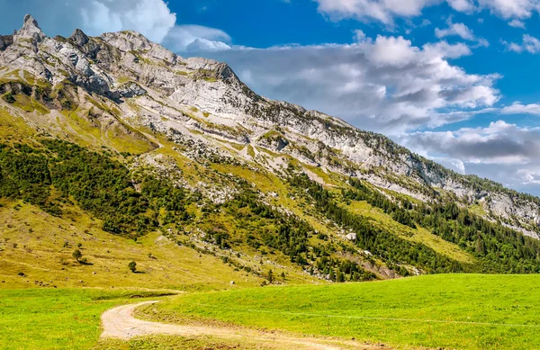 Alpy Francji Pochmurny Dzień — Zdjęcie stockowe