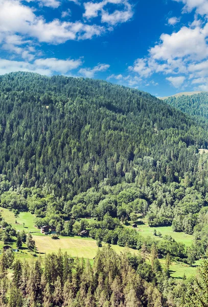 Bergen Van Zwitserse Alpen Het Dal Van Saint Luc Een — Stockfoto