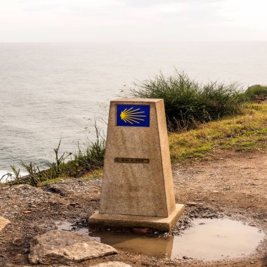 İspanya'da camino Santiago Işareti