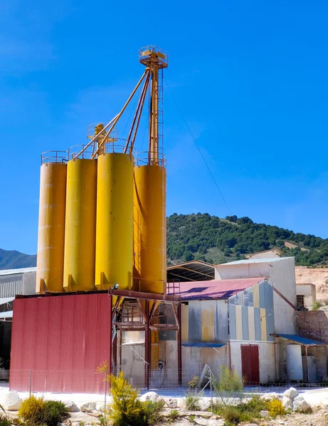 Fábrica Cemento Las Montañas Málaga Sur España — Foto de Stock