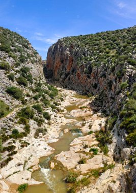 River in the mountains of Malaga in springtime