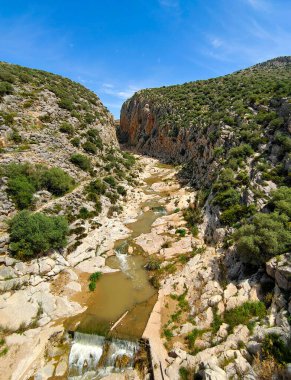 River in the mountains of Malaga in springtime