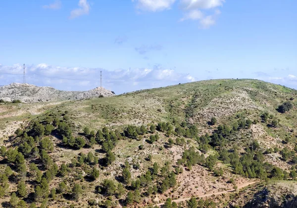 Mountains Malaga Province South Spain Sunny Day — 스톡 사진