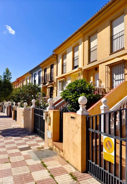 Houses Ronda South Spain Sunny Day Town Top Mountains — Fotografia de Stock