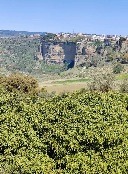 Houses Ronda South Spain Sunny Day Town Top Mountains —  Fotos de Stock