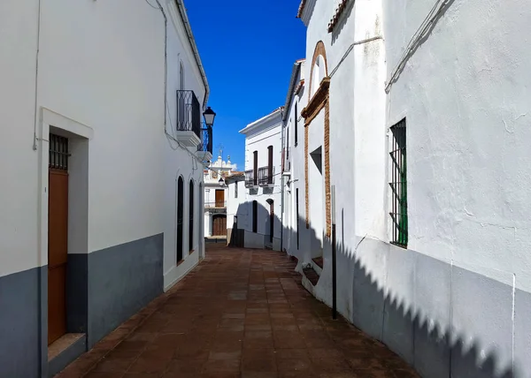 Calle Azuaga Pueblo Provincia Española Badajoz Día Soleado — Foto de Stock