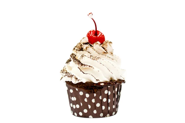 Cup cake isolated on white background — Stock Photo, Image