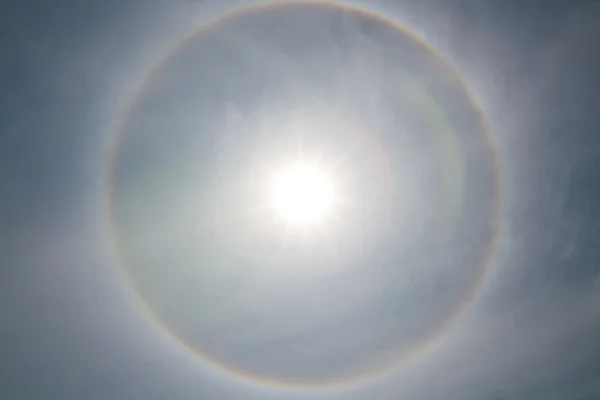 Background Corona, ring around the sun — Stock Photo, Image