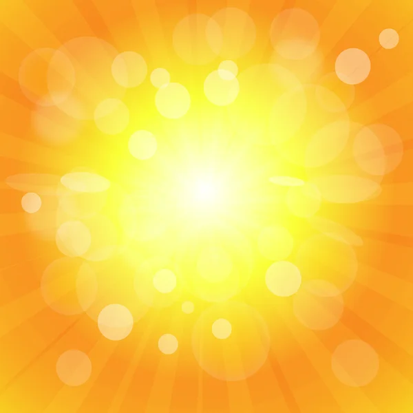 Bright sun effect background vector. — Stock Vector