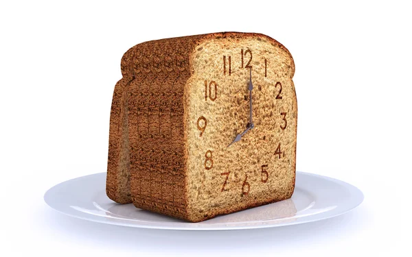Reloj tostado —  Fotos de Stock