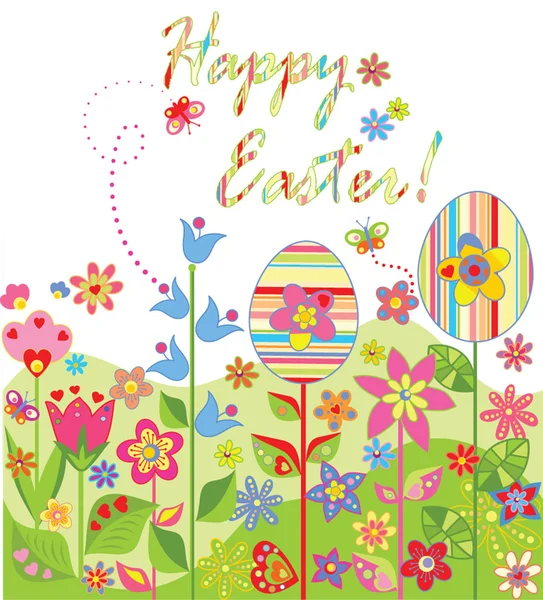 Easter postcard — Stock Vector