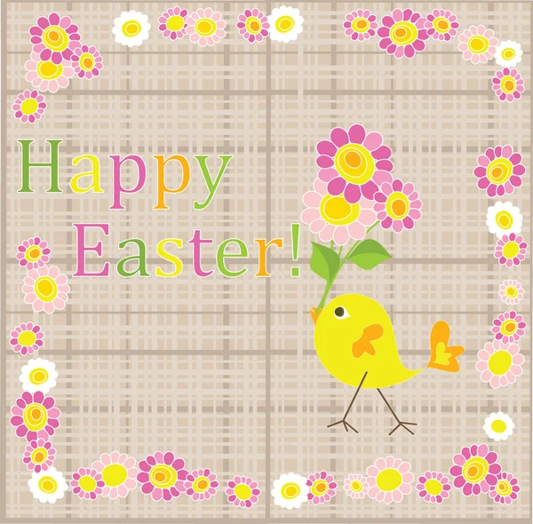 Funny easter card — Stock Vector