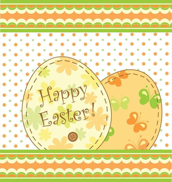 Easter decorative card — Stock Vector