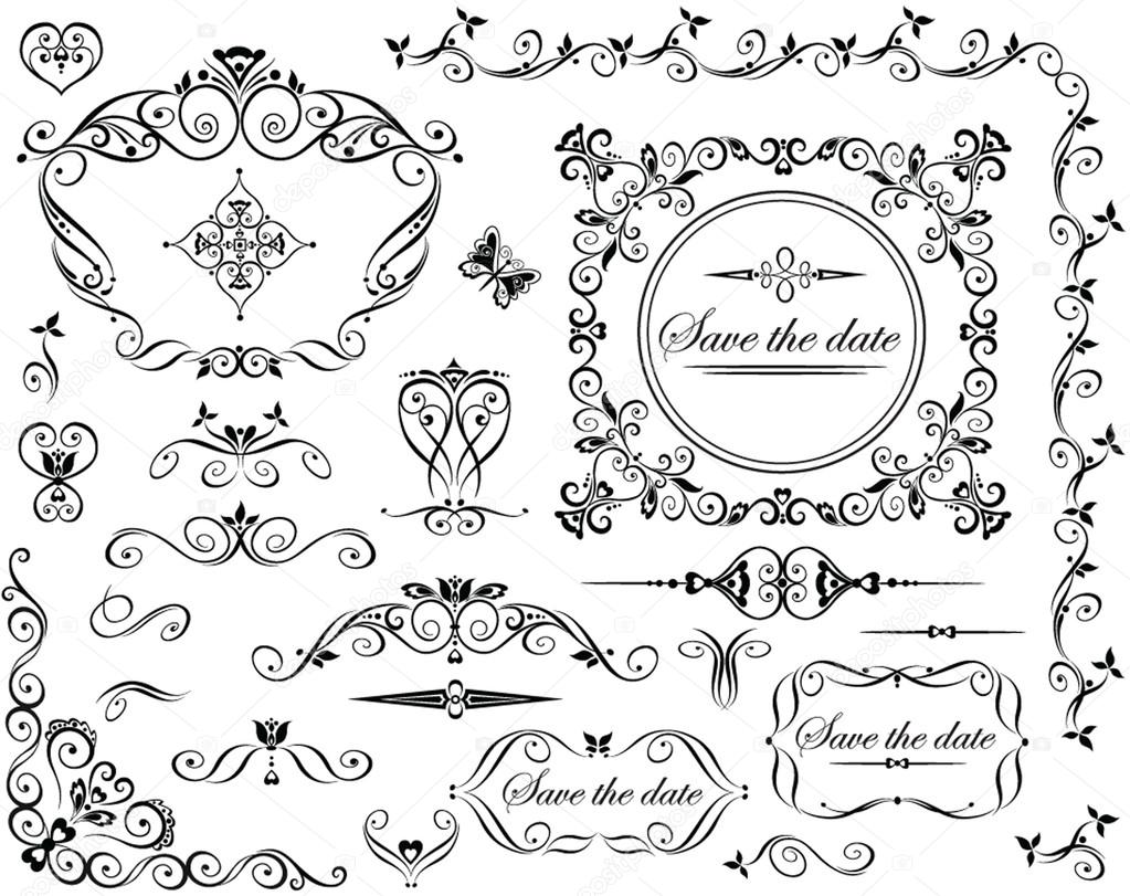 Wedding retro design