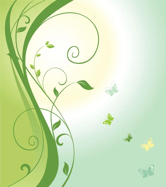 Banner de primavera — Vector de stock