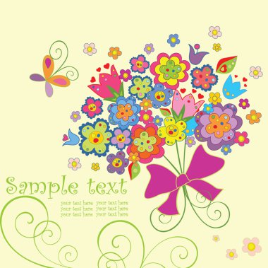 komik kokulu Tebrik Kartpostalı