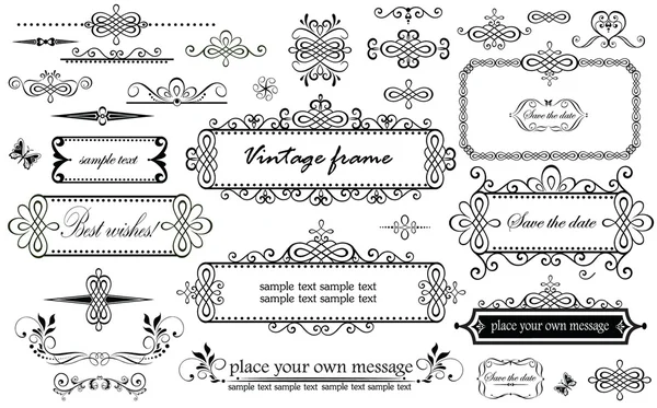 Vintage headers — Stock Vector