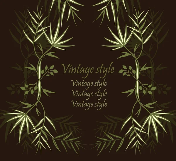 Fondo vintage floral — Vector de stock