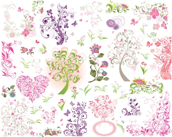 Beautiful floral design — Stock Vector