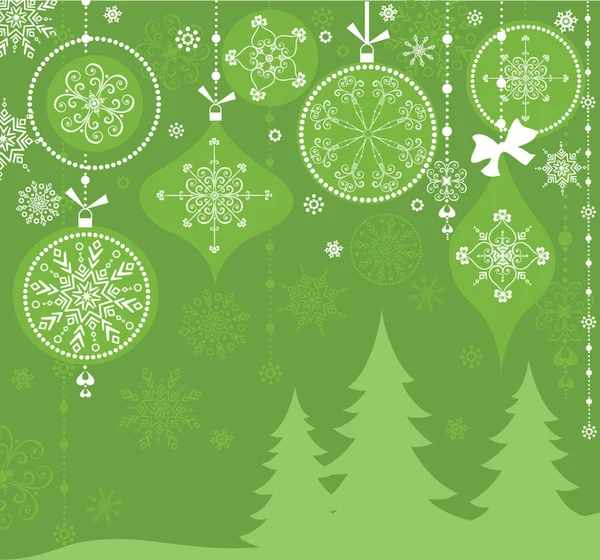 Pozdrav vánoční karta — Stockový vektor